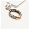 Image 1 : S211-238 14K DIAMOND PENDANT