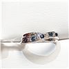 Image 1 : S211-245 SILVER SAPPHIRE RING