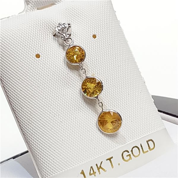 S211-239 14K CITRINE PENDANT