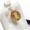 Image 1 : S211-224 14K CITRINE(7.2CT) DIAMONDS PENDANT