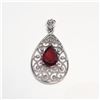 Image 1 : S211-219 14K GARNET(0.72CT) PENDANT