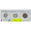 Image 1 : 3 COLLECTORS COINS PRE 1944