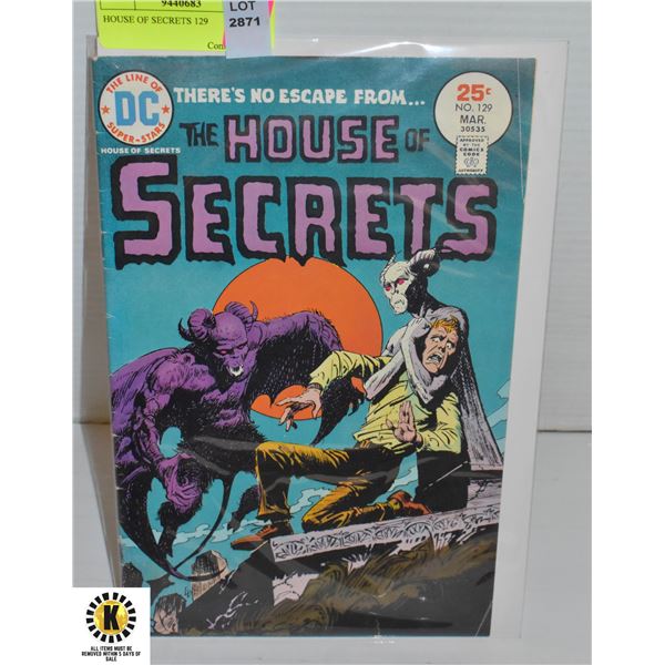 HOUSE OF SECRETS 129