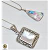 Image 1 : ESTATE 925 SILVER OPALITE & MOTHER OF PEARL