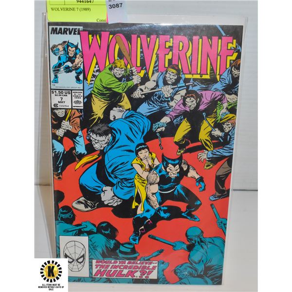 WOLVERINE 7 (1989)