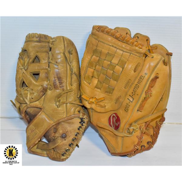 BASEBALL GLOVE PAIR