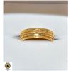 Image 1 : SIZE 6.5 GOLD TONE SPINNER RING