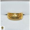 Image 1 : SIZE 7 GOLD TONE SPINNER RING