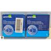 2 NEW REPACKED LEVITON PORCELAIN KEYLESS LAMP