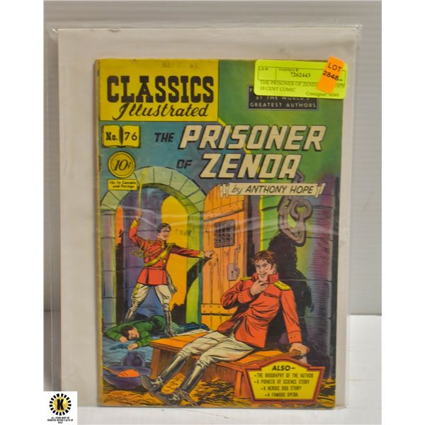 THE PRISONER OF ZENDA NO 76 1979 10 CENT COMIC