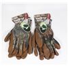Image 1 : 2 NEW PAIRS OF MOSSEY OAK WORK GLOVES