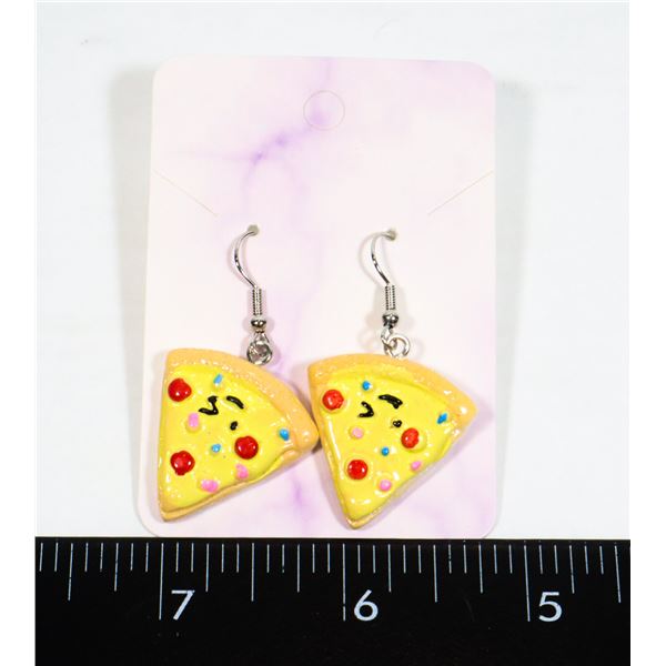 NEW PIZZA THEME DROP EARRINGS