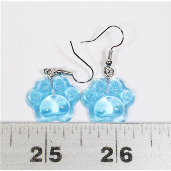 NEW PAW PRINT DROP EARRINGS