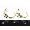 Image 1 : NEW RHINESTONE BUTTERFLY HOOP EARRINGS