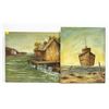 Image 1 : LOT OF 2 OIL PAINTINGS
