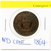 Image 1 : 1864 NEW BRUNSWICK CENT