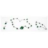 Image 1 : GENUINE JADE NECKLACE, EARRINGS & BRACELET SET