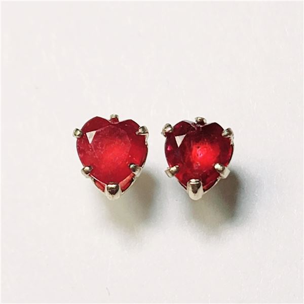 BZ1406-211 14K GOLD FILLED RUBY EARRINGS