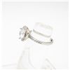 Image 2 : NEW .925 STERLING SILVER 2 CARAT ADJUSTABLE RING