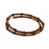 Image 1 : GENUINE HAZELWOOD + BALTIC AMBER NECKLACE L-19.5"