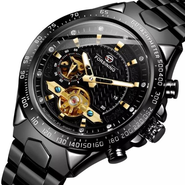 NEW MENS FOSINING SKELITAL PERPETUAL WATCH