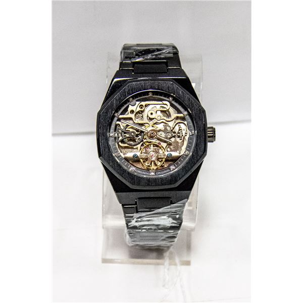 NEW MENS FORSINING SKELITAL PERPETUAL WATCH