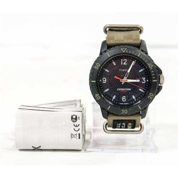 TIMEX EXPEDITION WATCH WITH STAND - WORKING