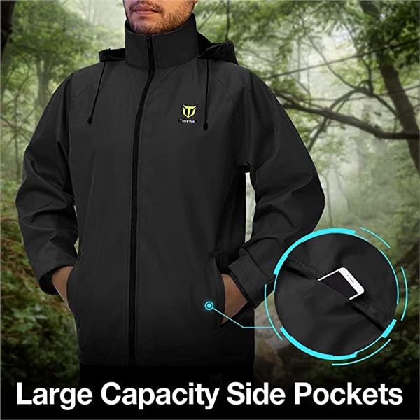 NEW TIDEWE SIZE MEDIUM BLACK RAIN SUIT