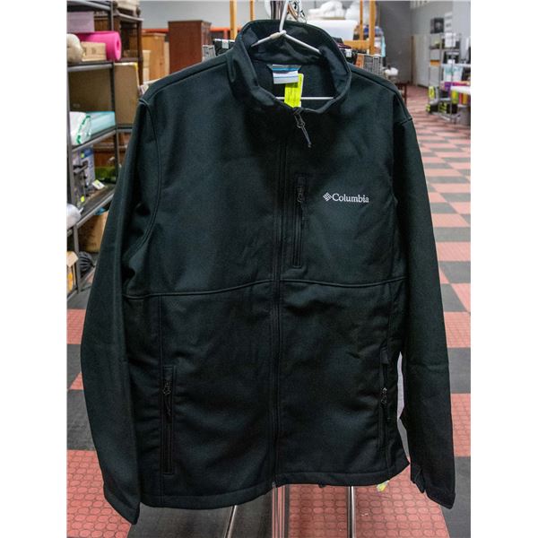 NEW COLUMBIA SZ LARGE BLACK JACKET