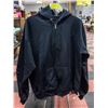 Image 2 : NEW HAYNES SZ LARGE BLACK ZIP UP HOODIE