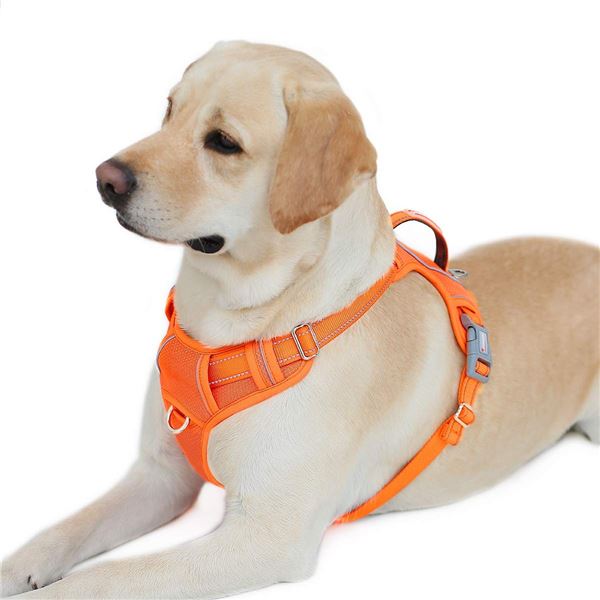 NEW BARKBAY ORANGE SZ M DOG HARNESS