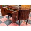 Image 2 : ETHAN ALLAN HALF MOON BUFFET WITH SILVERWARE