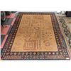 Image 1 : GRAND LEGACY RHODES BEIGE/BLACK AREA RUG 7'7"X5'5"