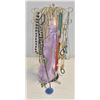 Image 1 : ESTATE JEWELRY STAND FULL OF NECKLACES