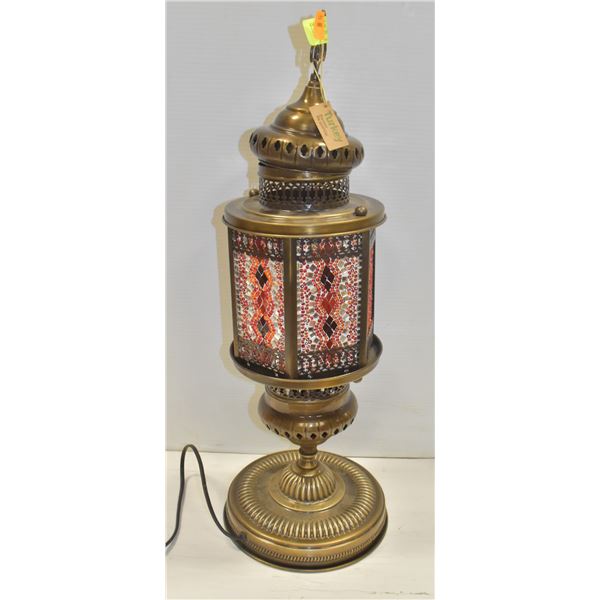 TURKISH GLASS BEAD LAMP