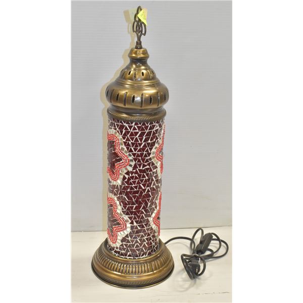 TURKISH GLASS BEAD LAMP