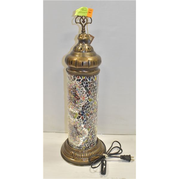 TURKISH GLASS BEAD LAMP