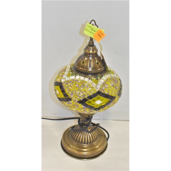TURKISH GLASS BEAD LAMP