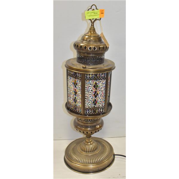 TURKISH GLASS BEAD LAMP