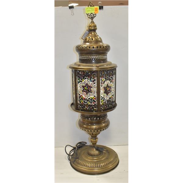 TURKISH GLASS BEAD LAMP