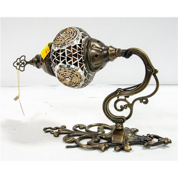 TURKISH GLASS BEAD LAMP