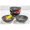 Image 1 : LOT OF TURKISH HAND PAINTED CERAMIC BOWLS