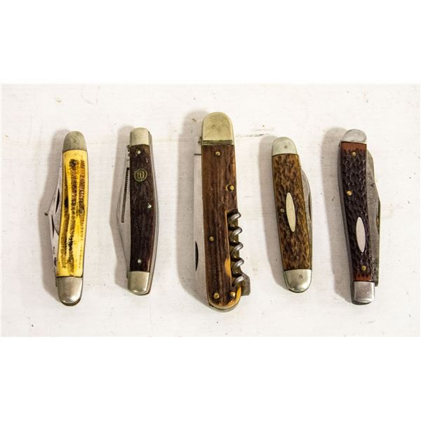 LOT OF FOLDING KNIVES