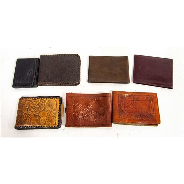 LOT OF LEATHER WALLETS