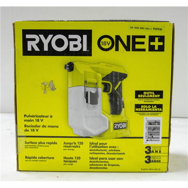 NEW RYOBI ONE 18V HANDHELD SPRAYER