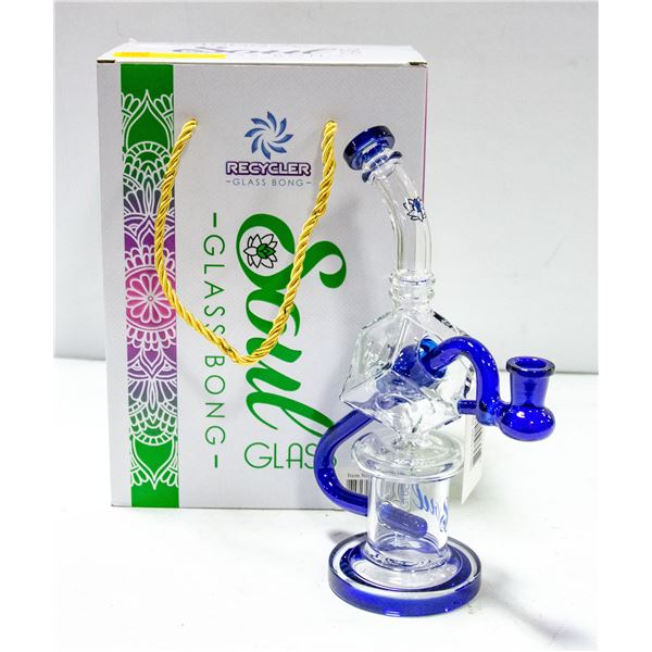 SOUL GREEN GLASS DAB RIG WITH GIFT BOX - NEW