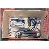 Image 1 : BOX OF MIXED HAND TOOLS AND POWER TOOLS