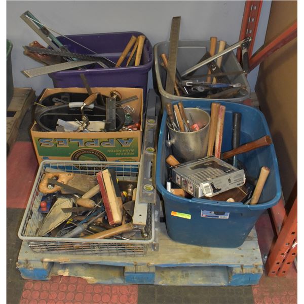 PALLET OF ESTATE TOOLS