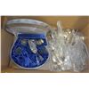 Image 1 : BOX OF SILVER PLATED FLATWARE