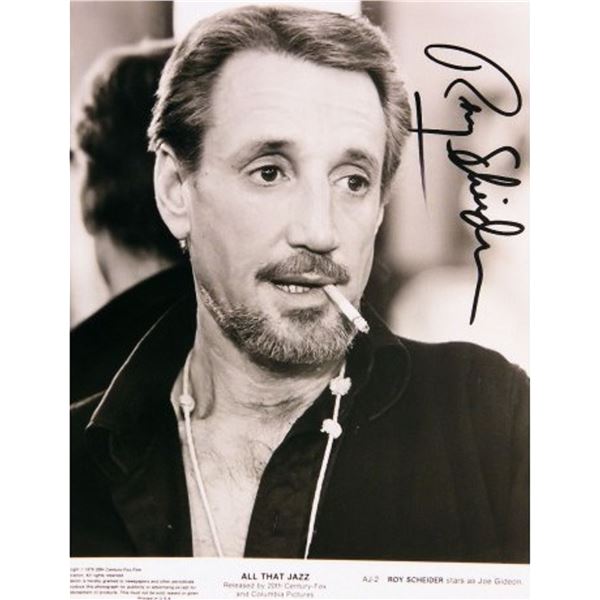 Roy Scheider signed All That Jazz movie still photo